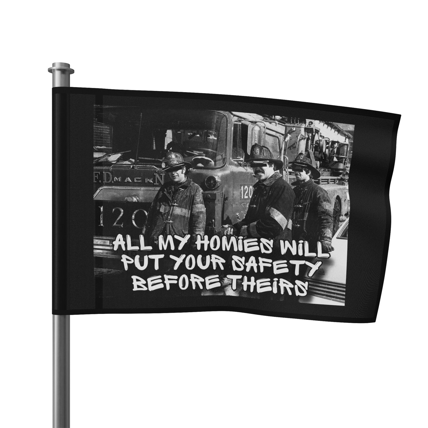 All My Homies Hate Safety Flag