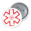 Red Star Button Printify