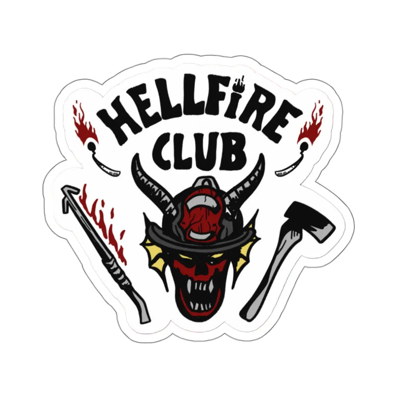 Hellfire Sticker Printify