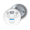 Ketamine Muscle Button Printify