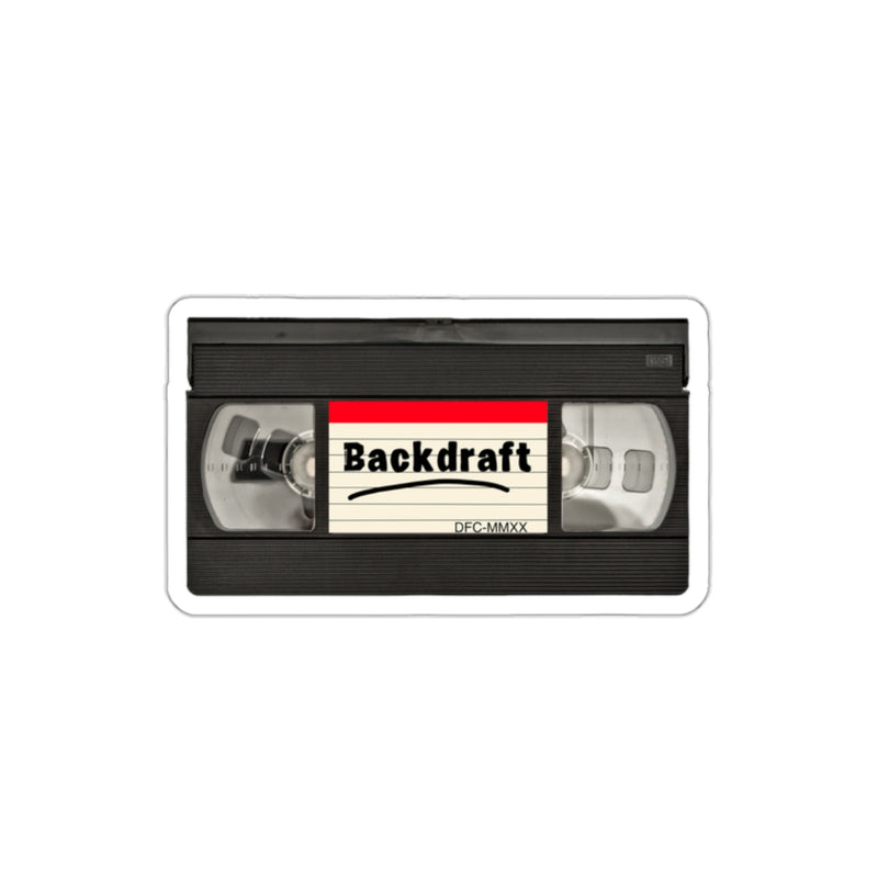 Backdraft Tape Sticker Printify