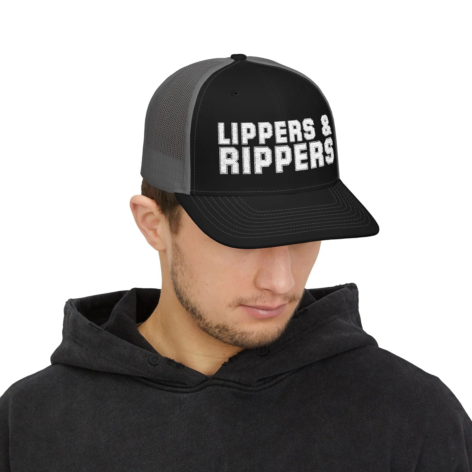 Lippers & Rippers Snapback Trucker Hat Printify