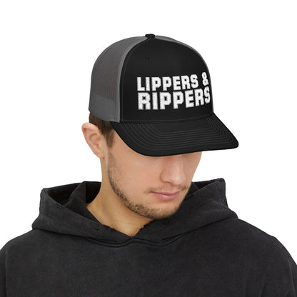 Lippers & Rippers Snapback Trucker Hat Printify