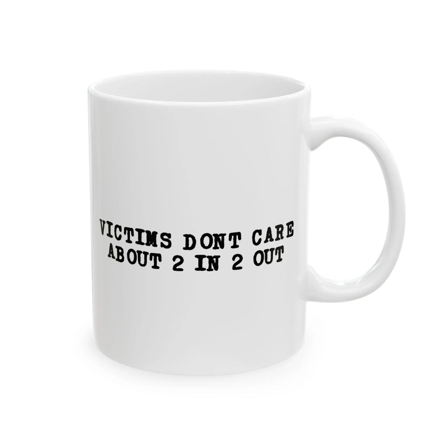 Victims Dont Care (1) Mug Printify