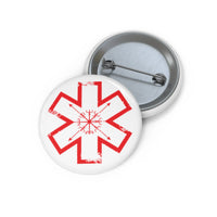 Red Star Button Printify