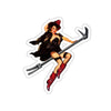 Witch Pin Up 2.0 Sticker Printify