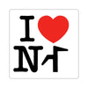 I Heart New York Hook Sticker Printify
