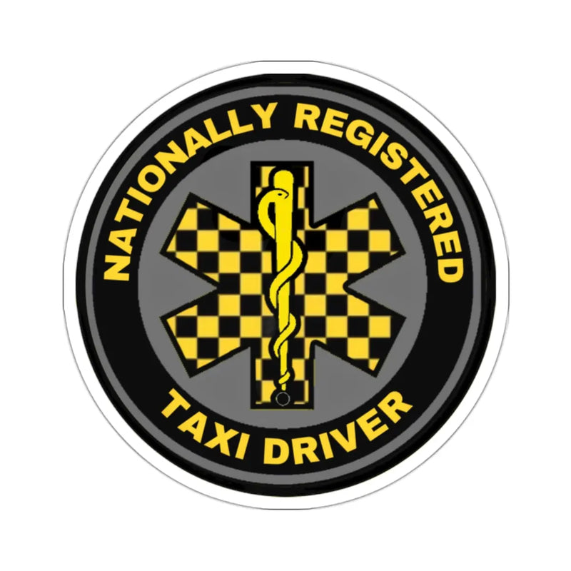 Taxi Driver Sticker Printify