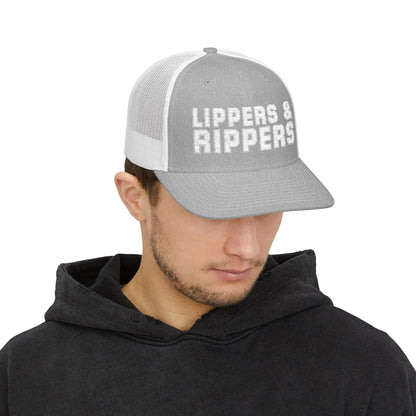 Lippers & Rippers Snapback Trucker Hat Printify