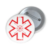 Red Star Button Printify