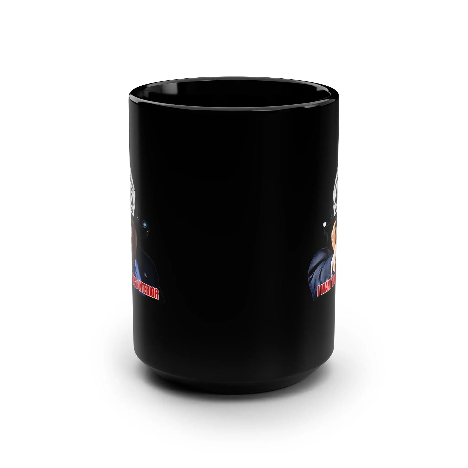 Trump 2 Black Mug, 15oz Printify