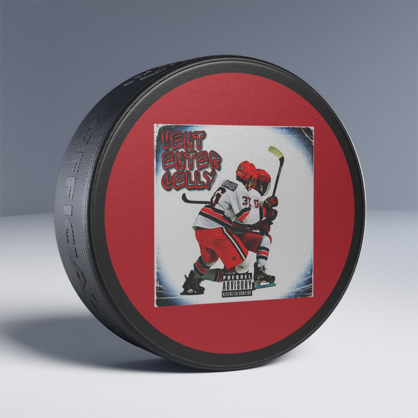 Vent Enter Celly Hockey Puck