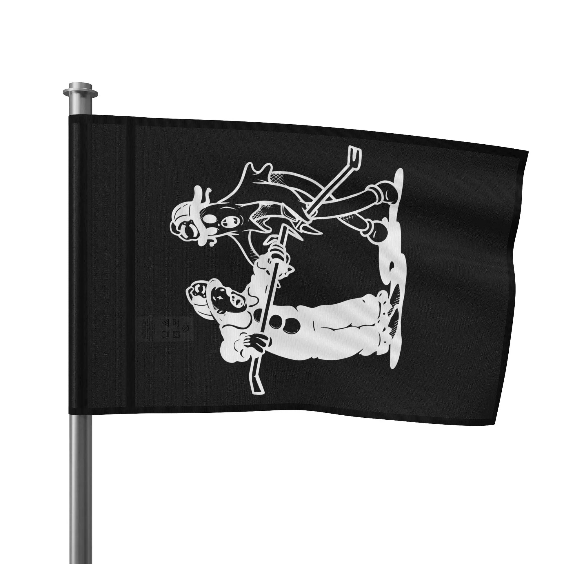 Ghostemane Flag (Black) Printify