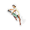Dilaudid Pin Up Sticker Printify