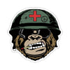 Monkey Medic Sticker Printify