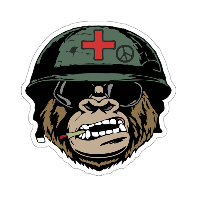 Monkey Medic Sticker Printify