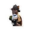 Fire Monkey Sticker Printify