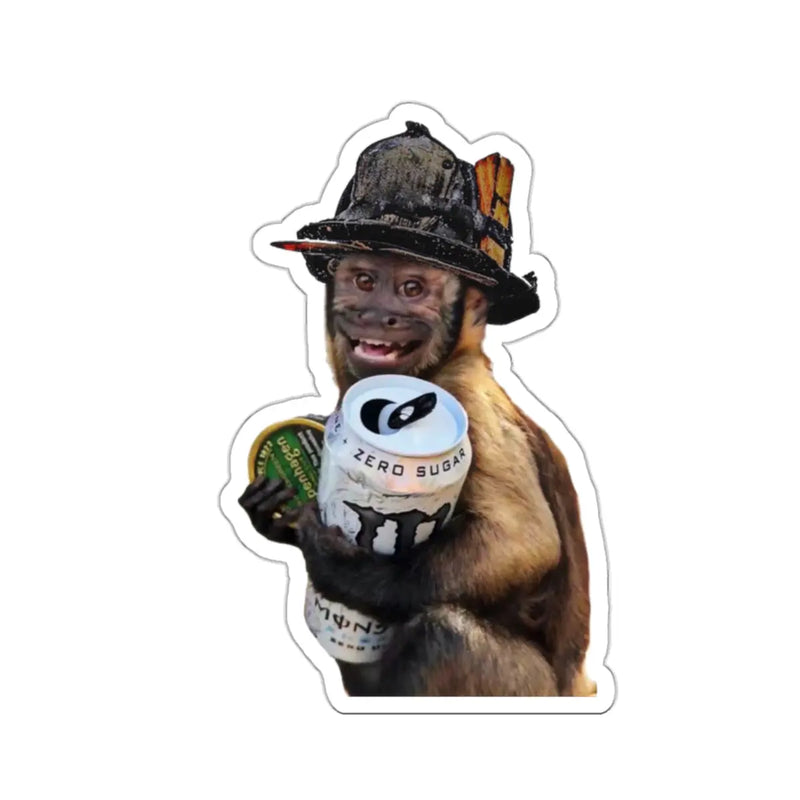 Fire Monkey Sticker Printify