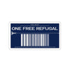 Refusal Coupon Sticker Printify