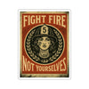 Fight Fire Sticker Printify