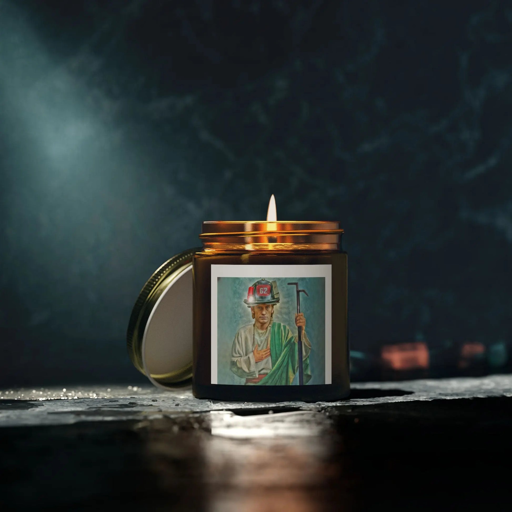 Saint Gavin Candle (4oz, 9oz) Printify