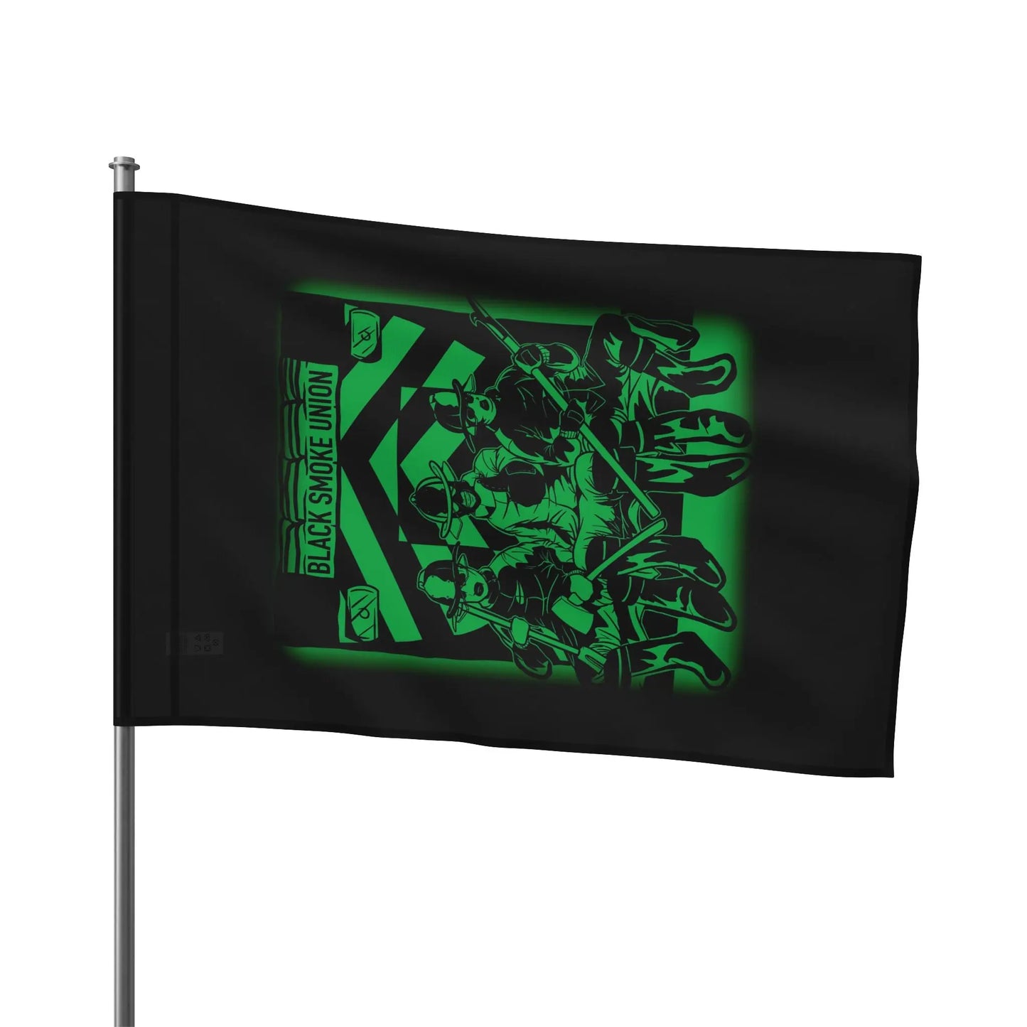 Black Smoke Union Flag Printify