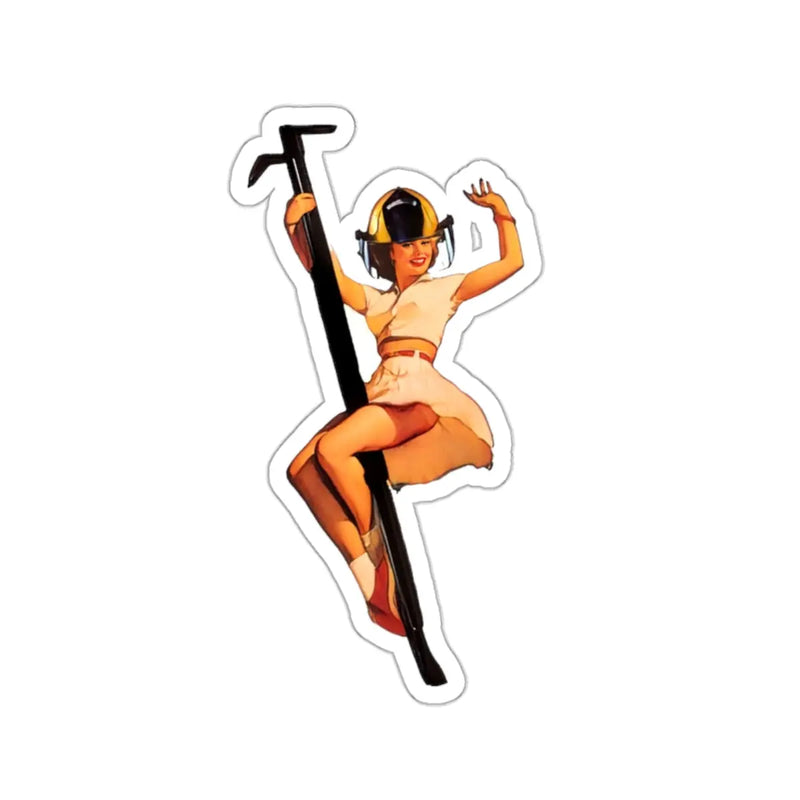 Hook Pin Up Sticker Printify