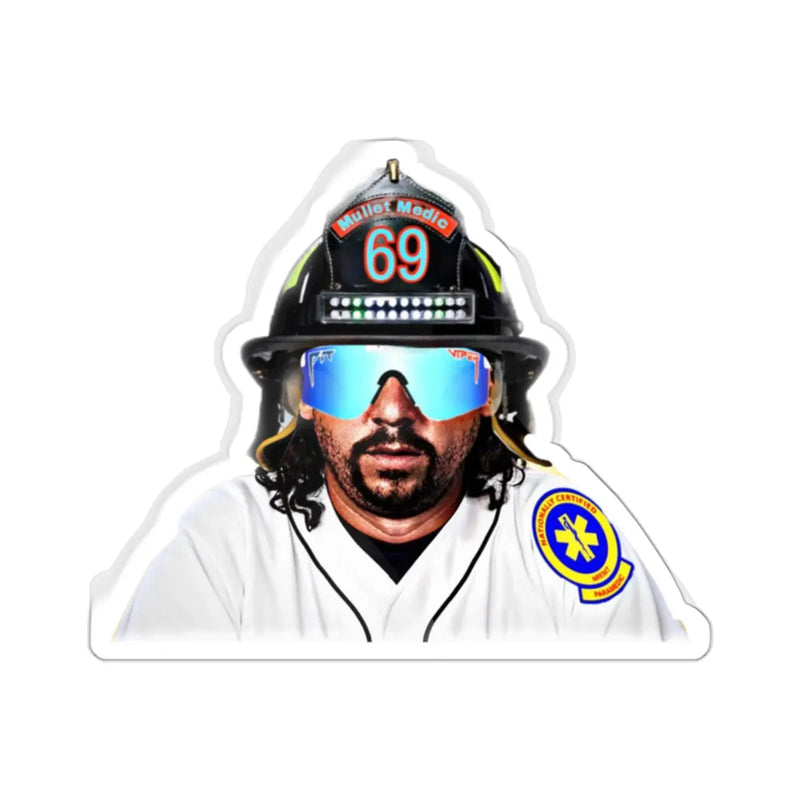 Mullet Medic Sticker Printify