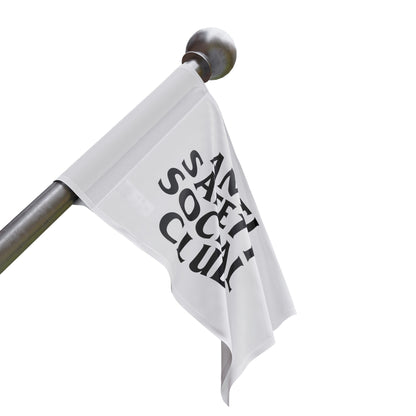 Anti Safety Social Club Flag (white)