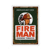 Red Fire Man Sticker Printify