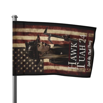 American Hawk Tuah 24 Flag