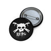 Zero Hero Button (white logo) Printify