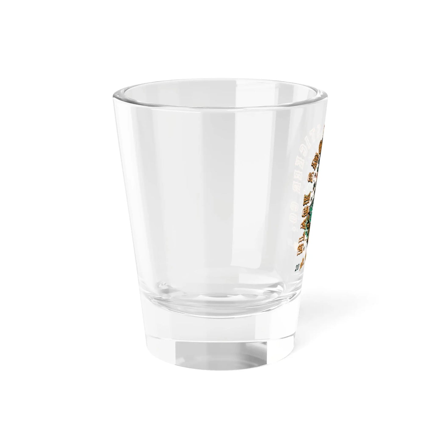 St. Patrick’s Day 2025 (girl) Shot Glass, 1.5oz Printify