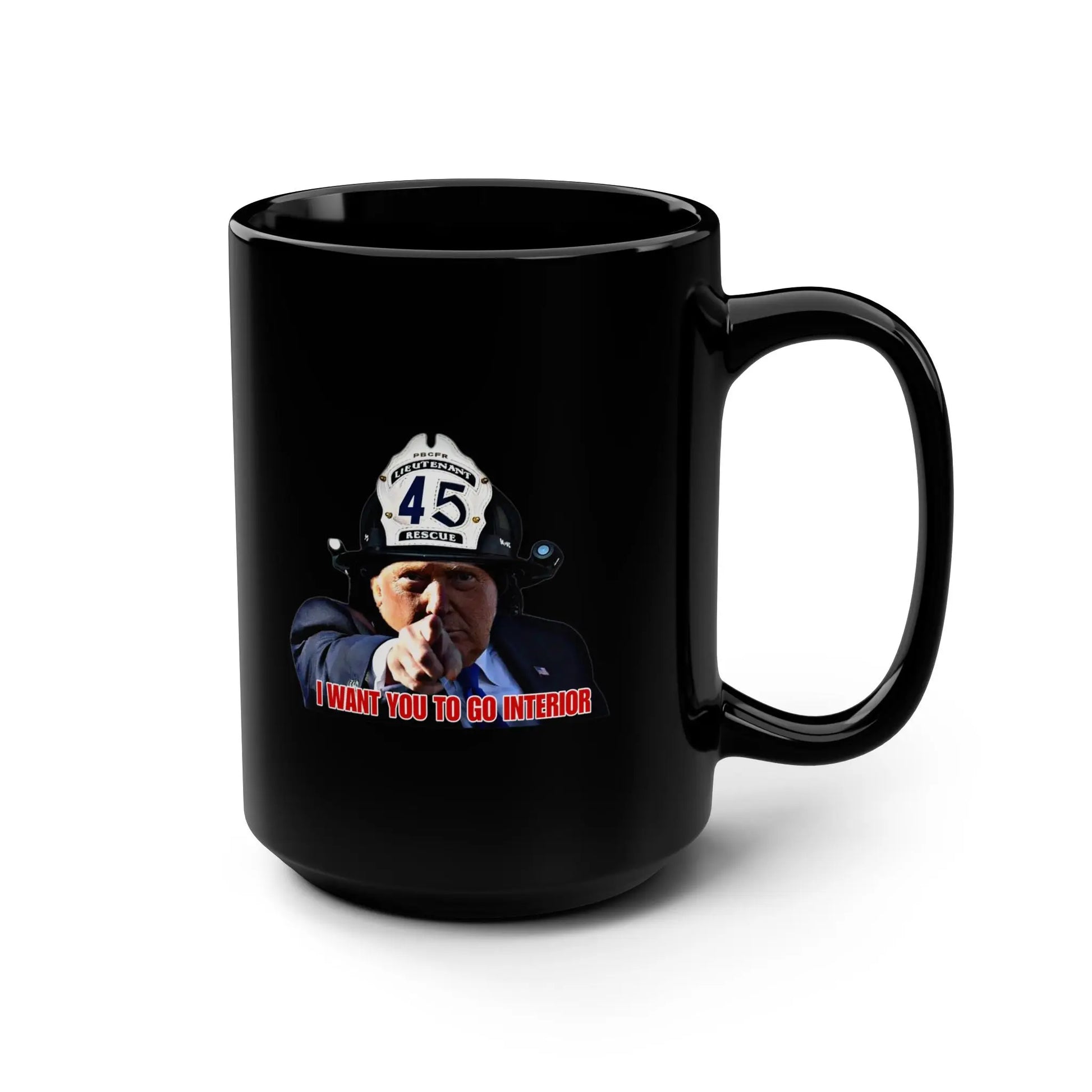 Trump 2 Black Mug, 15oz Printify