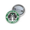 Caffeine And Jobs Button Printify