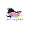 Stretching Lines Sticker Printify
