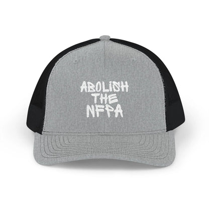 Abolish NFPA Snapback Trucker Hat (OG Font) Printify