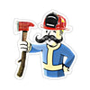 OG Fallout Boy Sticker Printify