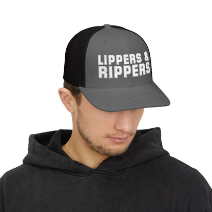 Lippers & Rippers Snapback Trucker Hat Printify