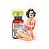 Haldol Pin Up Sticker Printify