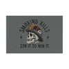 Smoking Kills Flag Printify