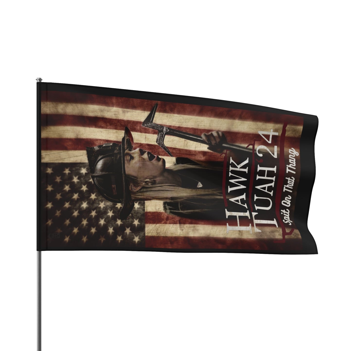 American Hawk Tuah 24 Flag