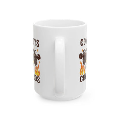 Cowboys Over Cowards Mug Printify