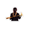 Hugh Hooligan Sticker Printify