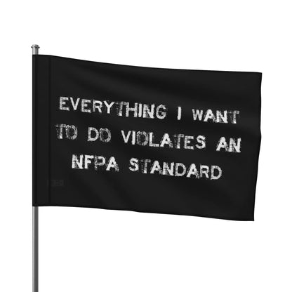 Everything I Want To Do Flag Printify