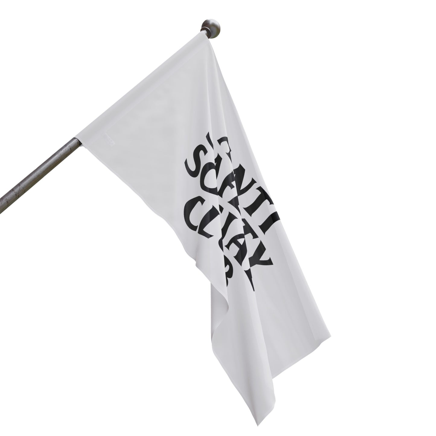 Anti Safety Social Club Flag (white)