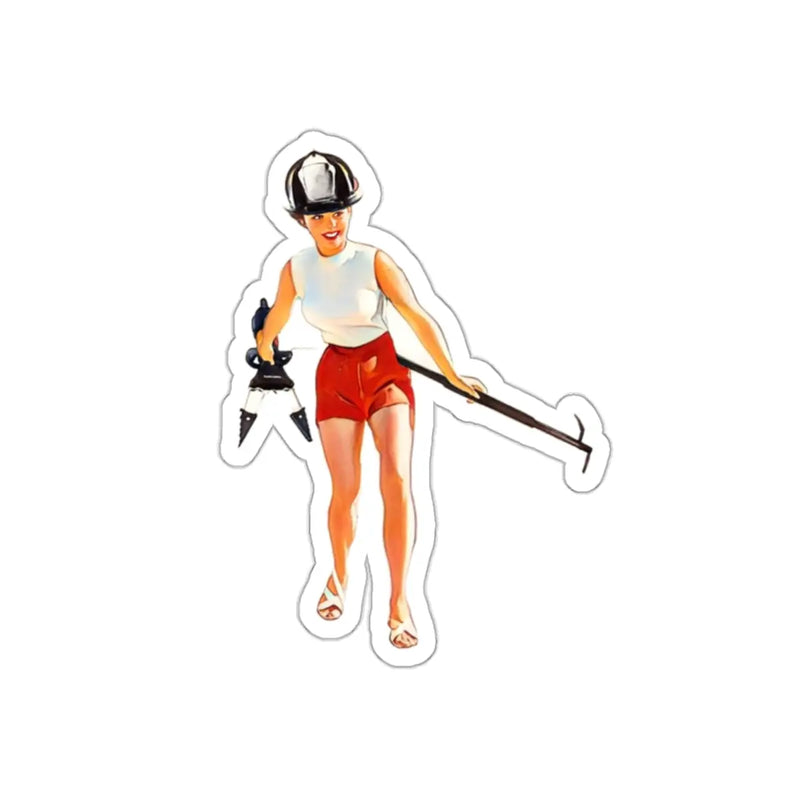 Hook And Spread Pin Up Sticker Printify