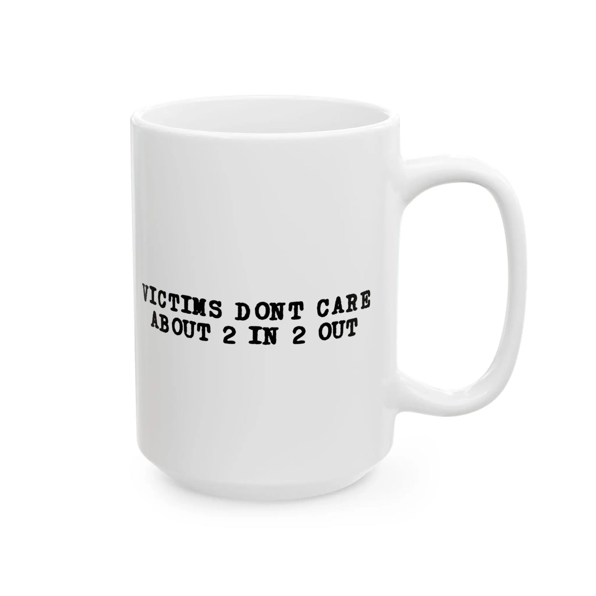 Victims Dont Care (1) Mug Printify