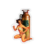 Retro Extinguisher Pin Up Sticker Printify