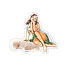 CPR Pin Up Sticker Printify